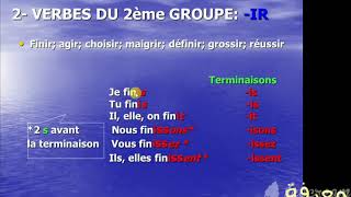 La conjugaison des verbes du deuxième groupe au présent de lindicatif تصريف افعال المجموعة الثانية [upl. by Lavelle]