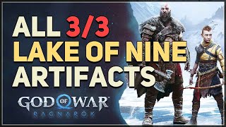 All Artifacts Lake of Nine God of War Ragnarok [upl. by Ysdnyl]