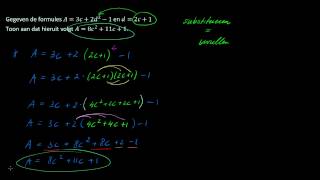 Formules combineren substitutie [upl. by Kreda232]