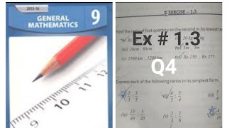 General Math Class 9 Chapter 1 Exercise 13 Question 4 9th class math arts chapter 1 exercise 13 [upl. by Egedan]