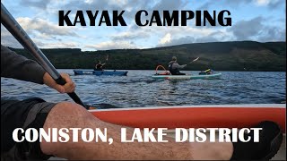 Kayak Camping  Coniston Hall Campsite Lake District [upl. by Norty]