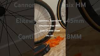 Cannondale super six evo HM  ELITEWHEELS EDGE 45MM elitewheels lightweight [upl. by Llertnom]