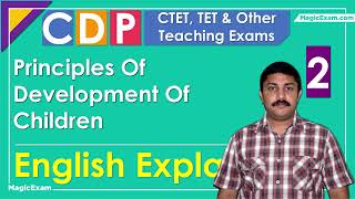 Principles Of The Development Of Children CTET CDP 02 English [upl. by Eikkin376]