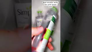 Best micellar water for acne prone skin acne noncomedogenic skincare micellarwater trending [upl. by Repmek242]