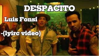 Luis Fonsis HOTTEST Song Despacito WITH Lyrics [upl. by Onitnerolf]