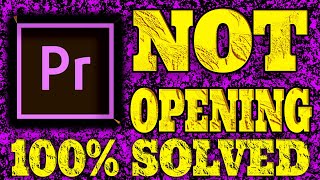 Adobe Premiere Pro Not Opening Problem Solution 💯 🧐How to Fix it Easy Ways 🤩 Hindi and Urdu [upl. by Dekow]