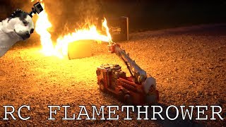 Flamethrower RC FIRETRUCK [upl. by Junie]