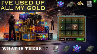 Awesome Containers World of Tanks Blitz 💥Ive used up all my gold [upl. by Aibara]