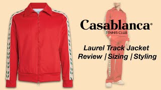 Casablanca Track Jacket Review amp Styling  Casablanca Tennis Club [upl. by Edwine324]