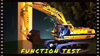 Lego 8043 Technic Motorized Excavator Function Test [upl. by Ttoille]