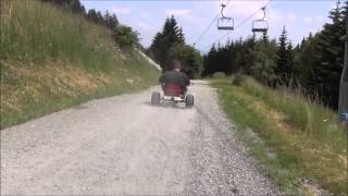 Mountaincart in Mönichkirchen Austria [upl. by Lseil]