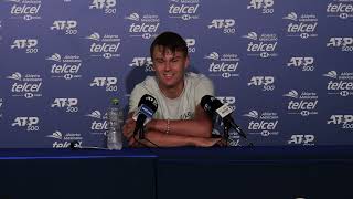 Conferencia de prensa Holger Rune 27 de febrero  Abierto Mexicano de Tenis 2024 [upl. by Aziza815]