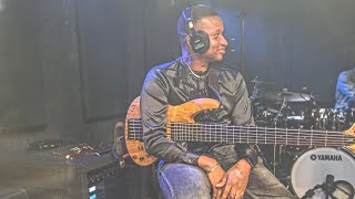 Bassist vibes 💯 Playing Different Patterns by Seyi Vibez  Bass Cover [upl. by Bonita]