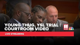 Young Thug YSL trial  Watch live video from court [upl. by Merc]