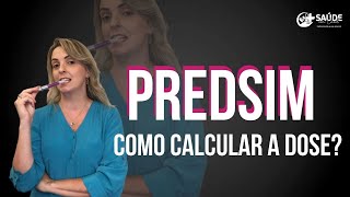 Predsim solução oral como calculo a dose [upl. by Stefanie]