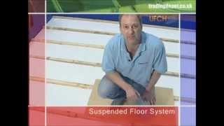 How To Fit Polypipe Suspended Floor Underfloor Heating [upl. by Eustashe]