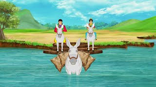 राजा का चतुर गधा  Hindi Story  Hindi Kahaniya  Moral Stories  cartoon story [upl. by Aimej]