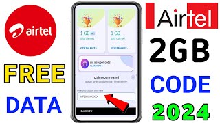 Airtel 2GB Free Data Offer 2024  Airtel Sim Me 2GB Free Data Kaise Le  Airtel Free Data Offer 2024 [upl. by Maureene769]