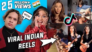 Her Voice is DREAMY 😍 Latinos react to Viral Indian ReelsTikToks  Vol 9 [upl. by Nodlehs]