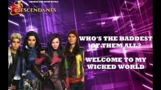 Descendants Cast  Rotten To The Core Lyric Video [upl. by Cortie]