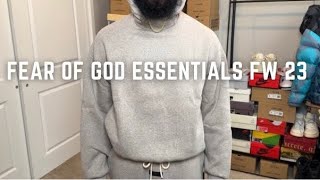 Fear Of God Essentials Fall Winter 2023 With Sizing Tips [upl. by Shirl395]