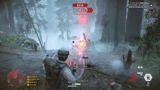 エンドアで反乱軍総攻撃ヨーダも助けに来るよ SWBF2 PS4 実況なしゲームプレイ英語音声  COOPモード  反乱軍  エンドア [upl. by Jennifer]