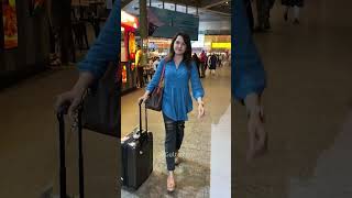 Shirley setia spotted at airport  Gultecom  gulte [upl. by Budde]