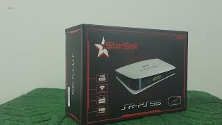 Starsat SRPS55 H265 Built In WiFi l Digital Satellite Receiver l UnboxingReview l English [upl. by Fox627]