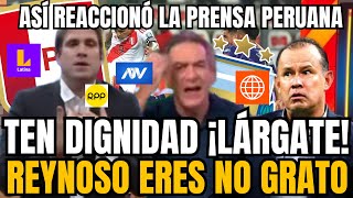 PRENSA PERUANA ASI FUERON LAS DISTINTAS REACCIONES TRAS LA DERROTA PERU VS ARGENTINA 20  REYNOSO [upl. by Notlrak]