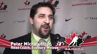 TELUS Cup PostGame  Moncton 3 Sudbury 2  April 26 [upl. by Jeramie]