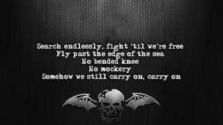 Avenged Sevenfold  Carry On Lyrics on screen Full HD [upl. by Aitnom]