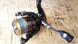 DAIWA MISSION CS 2000S  ULTRA LIGHT REEL 2000  FISHING REEL  CLEANING DAIWA REEL [upl. by Naillij95]