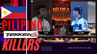 PILIPINO TEKKEN 8 KILLERS  Manila Madness 3 Highlights feat Low HighUlsanDoujinKokoumaetc [upl. by Eckardt]