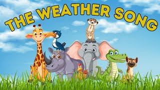 Weather Song Kids Video  Kiddo Playful Sing Along [upl. by Shaikh]