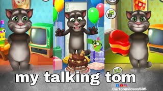 my talking tom  tom Cartoon video  entertainment video  Cartoonvideos595 [upl. by Lleihsad]