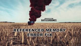 PlayerUnkown Battlegrounds  Memory Error Fix [upl. by Laucsap457]