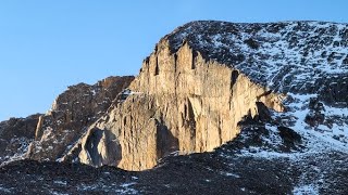 Longs Peak Via The Keyhole  Winter Summit [upl. by Yulma]