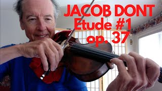 Jacob Dont Violin Etude 1 op 37 [upl. by Rimidalb]