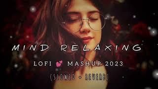 Mind relaxing 2023  ❤️Mashup Slowed x Reverb lofimashup [upl. by Robins337]