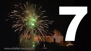 Volksfest Parsberg 2015  7 Bericht  Ende und Feuerwerk [upl. by Entirb]