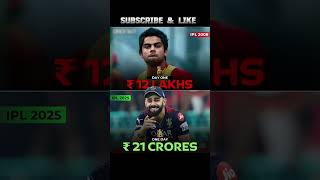 VIRAT KOHLI ₹21 CR 2025 IPL 💥😱🤯🇮🇳viratkohli cricket ipl2025 shortvideo [upl. by Silvia]