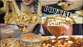 POUTINE ASMR 🍟 Cheesy fries amp Gravy  Compilation [upl. by Klump]