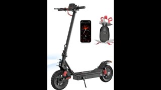 iScooter i10 Pro Electric Scooter 800W Motor 48V 15Ah 10inch Tires 45kmh Max Speed EU9NL [upl. by Emad]