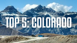 Top 5 Colorado Overland Trails [upl. by Aiynot11]