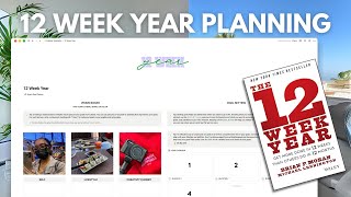 How To ACTUALLY Meet Your Goals  Notion 12 Week Year Template [upl. by Aivax]