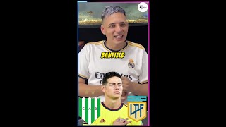 JAMES EN BANFIELD ⚽⚽😁😁 colombia futbol argentina humor podcast [upl. by Nagard]