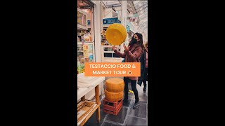 Roman food Testaccio Food amp Market tour 🍝 [upl. by Moises912]