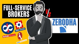 Best FullService Broker India 2022  HDFC Securities vs ICICI Direct vs Kotak Securities vs Zerodha [upl. by Einaoj949]