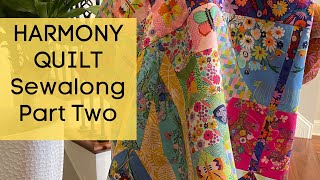 How to Sew a Patchwork Quilt  Harmony Quilt Sewalong  Advanced Beginner Project [upl. by Odille286]