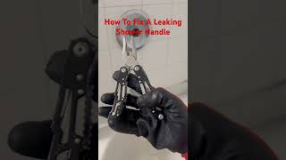 How To Fix A Leaking Shower Handle maintenance diy [upl. by Werdna]